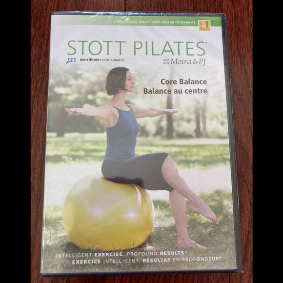 NWOT ball, pump, dvd, exercise poster by Stott Pilates - Picture 5 of 13